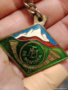 Military Antiques: Llavero escuela militar de montaña